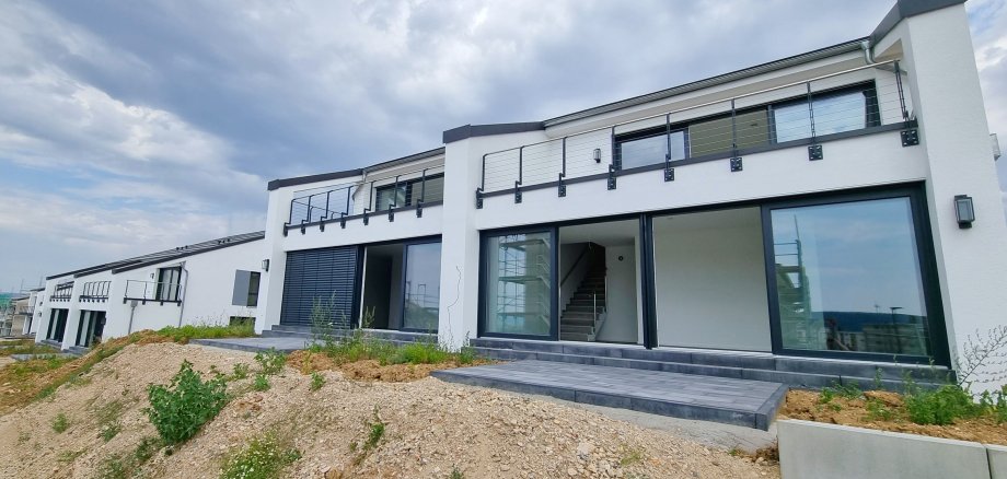 Die ersten Häuser im Bad Kreuznacher Solarquartier sind fertig
